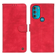 Motorola Moto G71 5G用手帳型 レザーケース スタンド カバー N06P モトローラ レッド