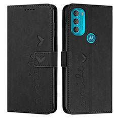 Motorola Moto G71 5G用手帳型 レザーケース スタンド カバー Y03X モトローラ ブラック