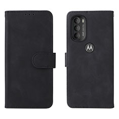 Motorola Moto G71 5G用手帳型 レザーケース スタンド カバー L01Z モトローラ ブラック