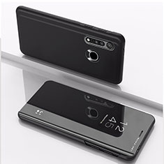 Motorola Moto G8 Plus用手帳型 レザーケース スタンド 鏡面 カバー モトローラ ブラック