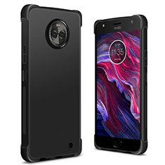 Motorola Moto X4用極薄ソフトケース シリコンケース 耐衝撃 全面保護 モトローラ ブラック