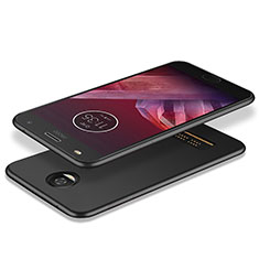 Motorola Moto Z Play用極薄ソフトケース シリコンケース 耐衝撃 全面保護 モトローラ ブラック