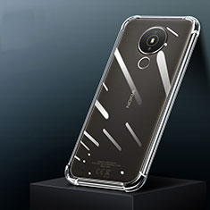 Nokia 1.4用極薄ソフトケース シリコンケース 耐衝撃 全面保護 クリア透明 カバー ノキア クリア
