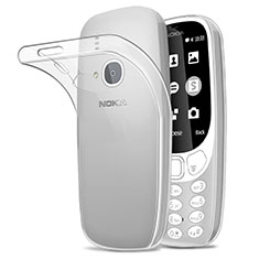 Nokia 3310 (2017)用極薄ソフトケース シリコンケース 耐衝撃 全面保護 クリア透明 ノキア クリア