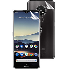 Nokia 7.2用高光沢 液晶保護フィルム 背面保護フィルム同梱 ノキア クリア