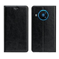 Nokia 8.3 5G用手帳型 レザーケース スタンド カバー L01 ノキア ブラック