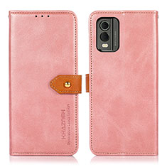 Nokia C210用手帳型 レザーケース スタンド カバー N07P ノキア ピンク
