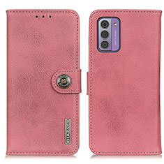 Nokia G310 5G用手帳型 レザーケース スタンド カバー K02Z ノキア ピンク