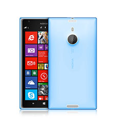 Nokia Lumia 1520用極薄ソフトケース シリコンケース 耐衝撃 全面保護 クリア透明 ノキア ネイビー