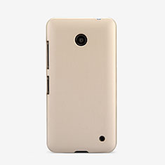 Nokia Lumia 630用ハードケース プラスチック 質感もマット ノキア ゴールド