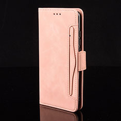 Nokia X10用手帳型 レザーケース スタンド カバー BY3 ノキア ピンク