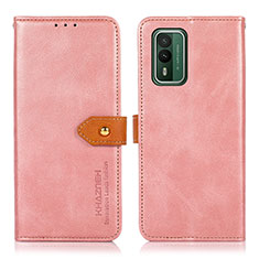 Nokia XR21用手帳型 レザーケース スタンド カバー N07P ノキア ピンク