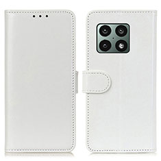OnePlus 10 Pro 5G用手帳型 レザーケース スタンド カバー M07L OnePlus ホワイト