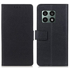 OnePlus 10 Pro 5G用手帳型 レザーケース スタンド カバー M08L OnePlus ブラック