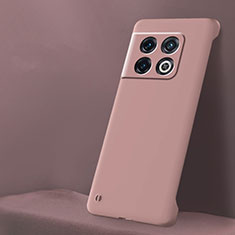 OnePlus 10 Pro 5G用ハードケース プラスチック 質感もマット フレームレス カバー OnePlus ピンク