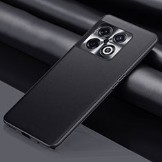 OnePlus 10 Pro 5G用ケース 高級感 手触り良いレザー柄 QK1 OnePlus ブラック