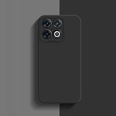 OnePlus 10 Pro 5G用360度 フルカバー極薄ソフトケース シリコンケース 耐衝撃 全面保護 バンパー OnePlus ブラック