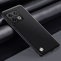 OnePlus 10 Pro 5G用ケース 高級感 手触り良いレザー柄 S02 OnePlus ダークグレー