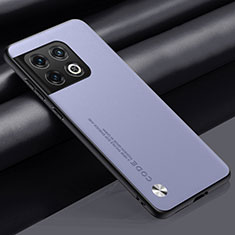 OnePlus 10 Pro 5G用ケース 高級感 手触り良いレザー柄 S02 OnePlus ラベンダー