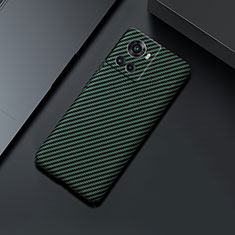 OnePlus 10R 5G用ハードケース プラスチック 質感もマット ツイル カバー OnePlus グリーン