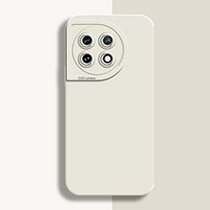 OnePlus 11 5G用360度 フルカバー極薄ソフトケース シリコンケース 耐衝撃 全面保護 バンパー YK6 OnePlus ホワイト
