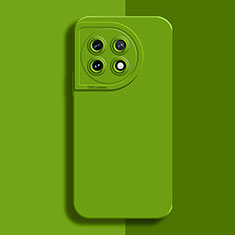 OnePlus 11 5G用360度 フルカバー極薄ソフトケース シリコンケース 耐衝撃 全面保護 バンパー YK6 OnePlus グリーン