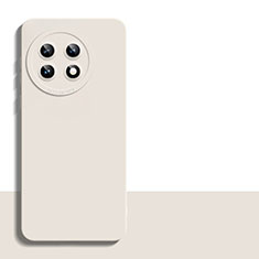 OnePlus 11 5G用360度 フルカバー極薄ソフトケース シリコンケース 耐衝撃 全面保護 バンパー YK5 OnePlus ホワイト