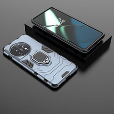 OnePlus 11 5G用ハイブリットバンパーケース プラスチック アンド指輪 マグネット式 KC1 OnePlus ネイビー
