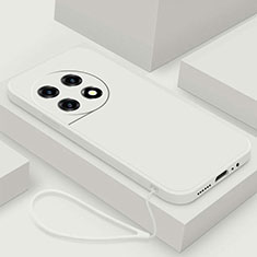 OnePlus 11 5G用360度 フルカバー極薄ソフトケース シリコンケース 耐衝撃 全面保護 バンパー YK4 OnePlus ホワイト