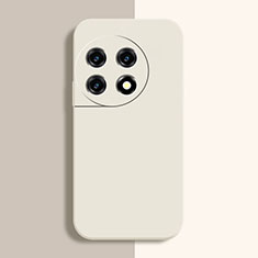OnePlus 11 5G用360度 フルカバー極薄ソフトケース シリコンケース 耐衝撃 全面保護 バンパー YK3 OnePlus ホワイト