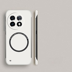 OnePlus 11 5G用ハードケース プラスチック 質感もマット フレームレス カバー Mag-Safe 磁気 Magnetic OnePlus ホワイト