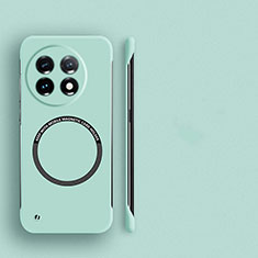 OnePlus 11 5G用ハードケース プラスチック 質感もマット フレームレス カバー Mag-Safe 磁気 Magnetic OnePlus ライトグリーン