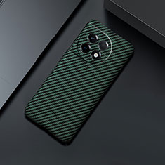 OnePlus 11 5G用ハードケース プラスチック 質感もマット ツイル カバー OnePlus グリーン