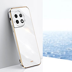 OnePlus 11 5G用極薄ソフトケース シリコンケース 耐衝撃 全面保護 XL1 OnePlus ホワイト