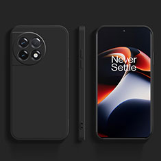 OnePlus 11 5G用360度 フルカバー極薄ソフトケース シリコンケース 耐衝撃 全面保護 バンパー YK2 OnePlus ブラック