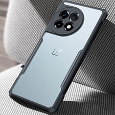 OnePlus 11 5G用極薄ソフトケース シリコンケース 耐衝撃 全面保護 クリア透明 T07 OnePlus ブラック