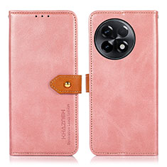 OnePlus 11R 5G用手帳型 レザーケース スタンド カバー N07P OnePlus ピンク