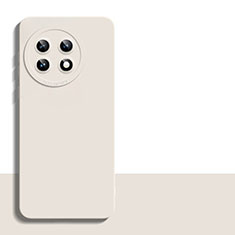 OnePlus 11R 5G用360度 フルカバー極薄ソフトケース シリコンケース 耐衝撃 全面保護 バンパー YK5 OnePlus ホワイト