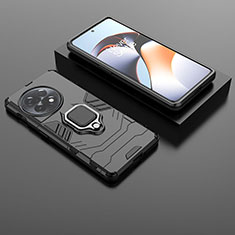 OnePlus 11R 5G用ハイブリットバンパーケース プラスチック アンド指輪 マグネット式 KC1 OnePlus ブラック