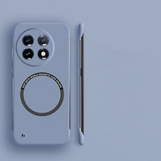 OnePlus 11R 5G用ハードケース プラスチック 質感もマット フレームレス カバー Mag-Safe 磁気 Magnetic OnePlus ラベンダーグレー