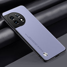 OnePlus 11R 5G用ケース 高級感 手触り良いレザー柄 S02 OnePlus ラベンダー