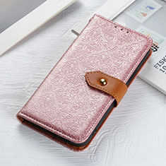 OnePlus 12 5G用手帳型 レザーケース スタンド カバー KZ5 OnePlus ピンク