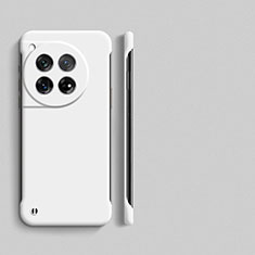 OnePlus 12 5G用ハードケース プラスチック 質感もマット フレームレス カバー P01 OnePlus ホワイト