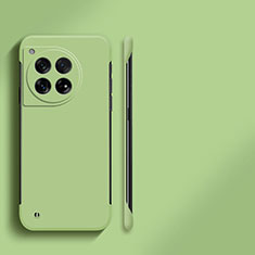 OnePlus 12 5G用ハードケース プラスチック 質感もマット フレームレス カバー OnePlus ライトグリーン