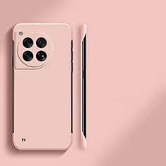OnePlus 12 5G用ハードケース プラスチック 質感もマット フレームレス カバー OnePlus ピンク