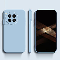 OnePlus 12 5G用360度 フルカバー極薄ソフトケース シリコンケース 耐衝撃 全面保護 バンパー YK1 OnePlus ブルー