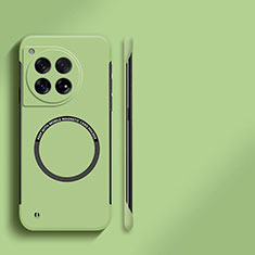 OnePlus 12 5G用ハードケース プラスチック 質感もマット フレームレス カバー Mag-Safe 磁気 Magnetic OnePlus ライトグリーン