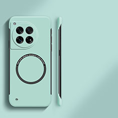OnePlus 12 5G用ハードケース プラスチック 質感もマット フレームレス カバー Mag-Safe 磁気 Magnetic OnePlus ライトブルー