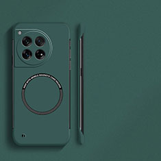 OnePlus 12 5G用ハードケース プラスチック 質感もマット フレームレス カバー Mag-Safe 磁気 Magnetic OnePlus モスグリー
