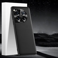 OnePlus 12 5G用ケース 高級感 手触り良いレザー柄 S06 OnePlus ブラック